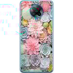 Xiaomi Poco F2 Pro Transparent Mobilskal Växter