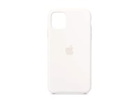 Apple iPhone 11 Silikonskal (vit)