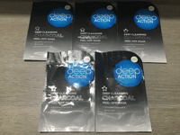 Superdrug Deep Action Deep Cleansing Charcoal 5 Packs Peel-Off Mask