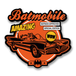 Amazing Batmobile Sticker, Accessories