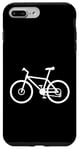 Coque pour iPhone 7 Plus/8 Plus VTT VTT Trail Bike Silhouette Minimaliste Cycliste Design