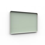 Glasskrivtavla Frame Wall, Färg Fair 550 - Grön, Utförande Grå ram, Storlek B150 x H100 cm