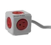 7300UKEXPC Allocacoc PowerCube 5-Way Travel Plug with Extension Cable (3.0m)