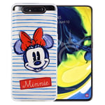 Minnie Mouse #11 Disney cover for Samsung Galaxy A80 - White