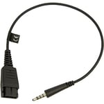 Jabra QD Straight to 3.5 mm Jack Cord for Speak 410/510 Speakerphone