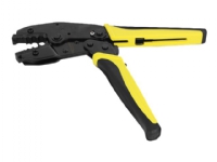 Delock Universal Coax Crimping Tool for 6 different diameters - Krampeverktøy - svart, gul