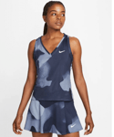 NIKE Court DriFit Victory Tank Blue Women (Storlek: XL)