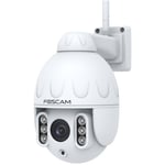 Caméra IP Wi-Fi dôme PTZ extérieur 4MP avec zoom optique x4 - FOSCAM SD4 Blanc