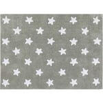 Lorena Canals stars - grey/white (120x160 cm)