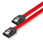 sonero® câble data SATA III 6Gb/s, 0.30m, coudé, rouge
