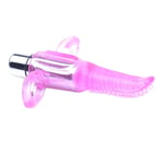 Vibrator Clit Tongue Finger Sex Toys Couples Pink Vibrating Removable Bullet