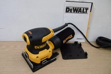 DeWALT DWE6411 1/4 sheet orbital palm sander + dust bag  240v