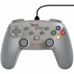 Steelplay - Wired Controller Classic SN Grey for Nintendo Switch Video Game