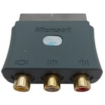 Scart Kontakt Adapter RCA AV Xbox 360 Grå (Begagnad)