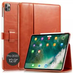 KAVAJ iPad Pro 12.9 2020/2021/2022 Fodral London Brun