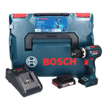 Bosch GSB 18V-90 C Perceuse-visseuse à percussion sans fil Professional 18 V 64 Nm brushless + 1x Batterie 2,0 Ah + Chargeur +