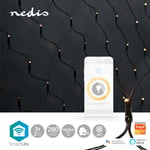 Nedis SmartLife Wifi Warm White Net Lights - 3 x 3 meter