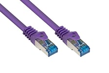 Alcasa 50m Cat.6A S/FTP câble de réseau Cat6a S/FTP (S-STP) Violet - Câbles de réseau (50 m, Cat6a, S/FTP (S-STP), RJ-45, RJ-45, Violet)