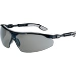 Sikkerhetsbrille Uvex I-Vo, sort/grå med mørk linse