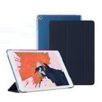 Passar iPad 10.2 skyddande fodral, Air34 läderfodral, Pro11 Apple surfplatta intelligent sömn hårt skal Deep Blue IPad 10.2-inch (7/8/9)