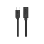 Unitek C14086BK - USB typ C-förlängningskabel - 24 pin USB-C till 24 pin USB-C - 1.5 m