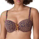 PrimaDonna Punta Rata Padded Balcony Bikini Top Marin mönstrad F 85 Dam