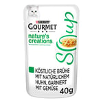 Purina Gourmet – Crystal – Lot de 32 soupes pour Chat – Naturel – Différentes variétés (32 x 40 g)
