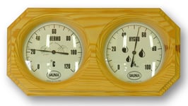 Bastutermometer Saunia Med Hydrometer Furu