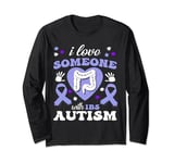 I Love Someone With IBS Irritable Bowel Syndrome Awareness Long Sleeve T-Shirt