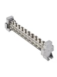 Ouneva Potential equalizer busbar 2xal/cu 6-70 + 8xal/cu 6-50 mm2