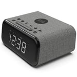 Charger Inductive Alarm Clock, Bluetooth Speaker Wireless Quick Charge FM Radio Snooze Dimming Audio Clock, Loading of USB Phone,alarm clock digital ANJT