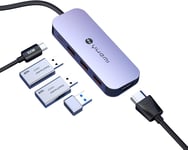 Hub USB C USB-C 5 en 1 Docking Station Multiport avec HDMI 4K Alimentation 100W 3 Ports de Données USB 3.0 pour MacBook Pro Air Pad Pro 2021 Pad Mini 6 Surface Pro et Plus