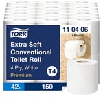 Toalettpapper TORK Pre T4 4-lag 42/KRT
