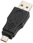 SYSTEM-S USB A Plug To Micro USB Connector USB Adpater Cable