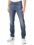 ONLY & SONS Men's Onsweft Reg. D Coat 6777 DNM Slim fit Jeans, Dark Grey Denim, 34 W/32 L