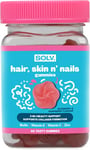 SOLV Hair, Skin N’ Nails Vegan Gummies 5000Mcg Biotin with Vitamin A, D, E, C, B