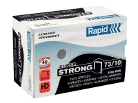 Rapid Super Strong - Klamrar - 73/10 - 10 mm - galvaniserat stål - zinkpläterad - paket med 5000 - för Rapid HD31 Classic HD31