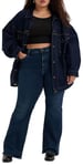 Levi's Women's Plus Size 726 High Rise Flare Jeans, Blue Swell Plus, 18 M