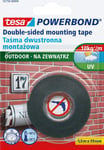 Tesa Double-Sided Foam Mounting Tape, External, 5M: 19Mm (Up To 1Kg Per 10Cm)