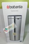 Brabantia - Touch Bin 30L - Large Waste Bin for Kitchen - Soft-Touch Opening ...