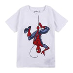 Børne Kortærmet T-shirt Spider-Man Hvid 2 år