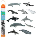 Plastoy - 6947-04 - Figurine - Animal - Tubo Baleines Et Dauphins