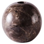 Sphere Lysestake Marmor Ø10 cm, Grå, Grå