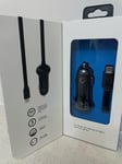 SPATZ 18W USB Type C Car Charger + Flat 1M Cable for Samsung Galaxy A52 A72 A05S