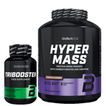 Hyper Mass, 4000 g + Tribooster Testo 2000 mg 60 tabs