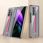 BaiFu Case for Samsung Galaxy Z Fold2 5G Cases Ultra-Thin PC + 9H Tempered Glass Phone Cover for Samsung Galaxy Z Fold2 5G, Limited edition