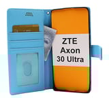 billigamobilskydd.se New Standcase Wallet ZTE Axon 30 Ultra 5G (Ljusblå) 40963