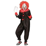 WIDMANN MILANO PARTY FASHION - Costume clown d'horreur, combinaison, clown tueur, déguisements de carnaval, Halloween