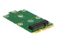 Delock Adapter Minipcie &Gt  M.2 Ngff - Lagringskontroller - M.2 - 1 Kanal - M.2-Kort - Pcie