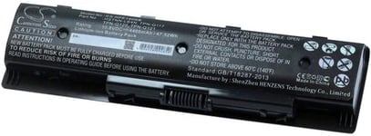 Kompatibelt med Hp Envy 15t, 10,8V, 4400mAh